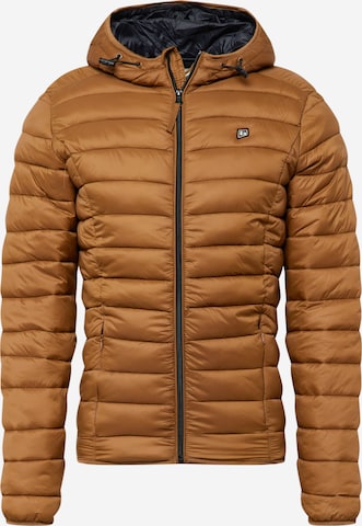 BLEND Winter Jacket 'Romsey' in Brown: front