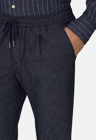 Coupe slim Pantalon Boggi Milano en bleu