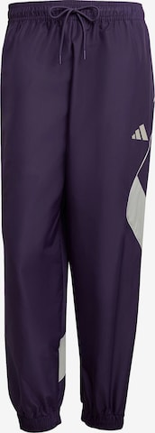 Tapered Pantaloni sportivi 'Stadium' di ADIDAS SPORTSWEAR in blu: frontale