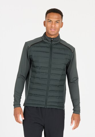 ENDURANCE Athletic Jacket 'MIDAN' in Green: front