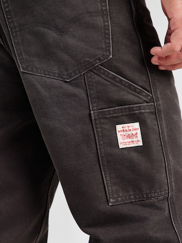 LEVI'S ® Loosefit Jeans '568 LOOSE STRT' in Schwarz