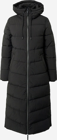 Soccx Between-Seasons Coat in Black: front