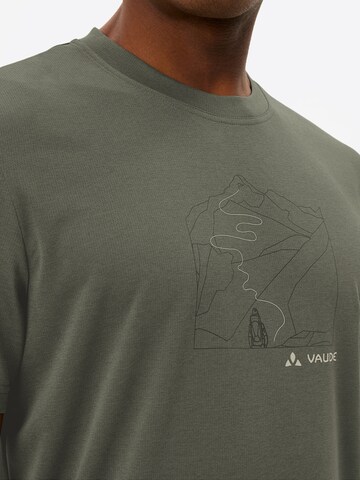 VAUDE Ossola Print T-Shirt in Grün