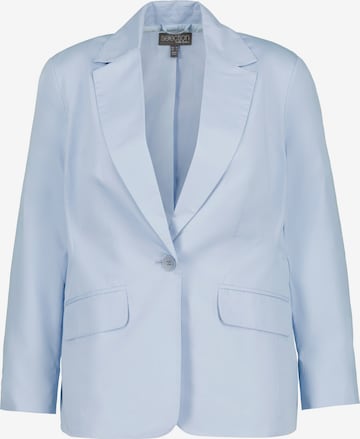 Blazer Ulla Popken en bleu : devant