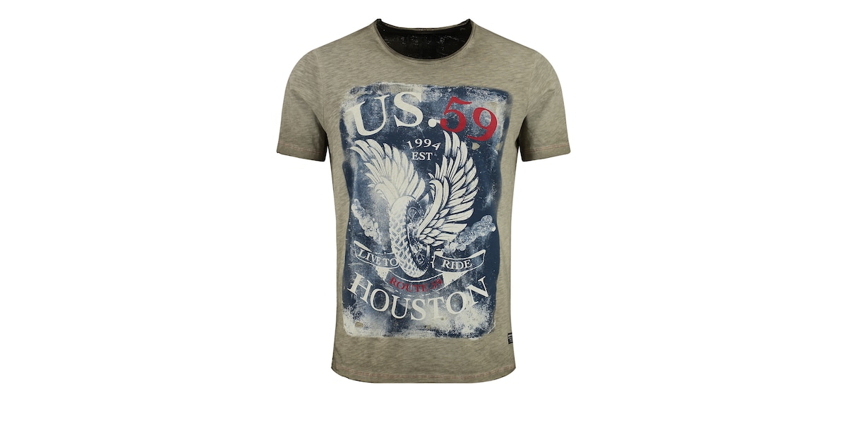Key Largo WT MOTTO ROUND - T-shirt imprimé - white/blanc Key Largo WT MOTTO ROUND - T-shirt imprimé - white/blanc
