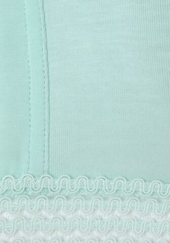 PETITE FLEUR Triangle Bra in Green