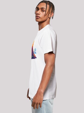 F4NT4STIC T-Shirt 'Vulkanausbruch' in Weiß