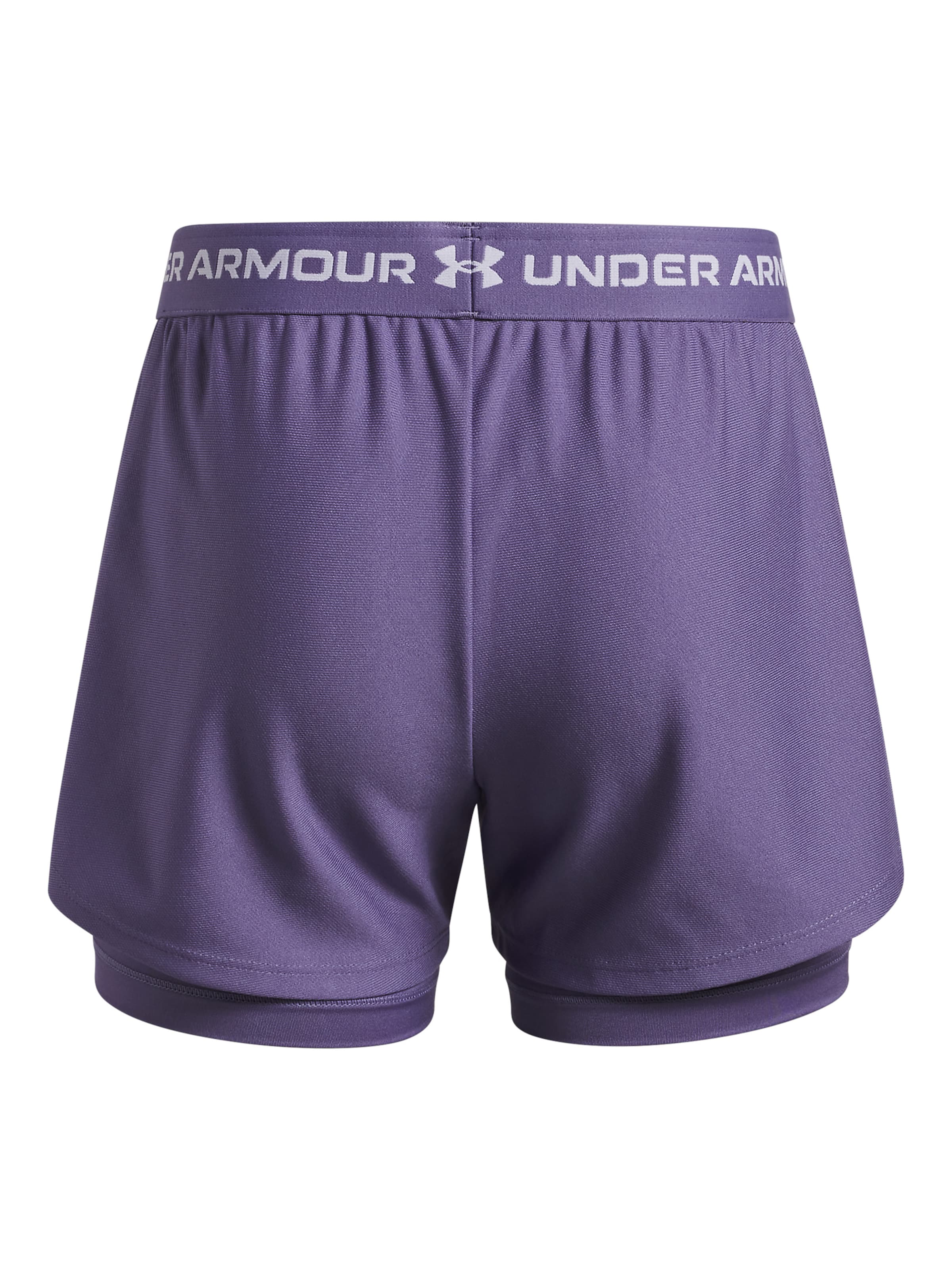 UNDER ARMOUR Regular Sportbroek 'Tech Play Up 2n1' in Lila