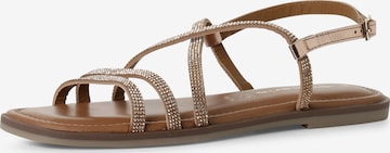 TAMARIS Sandalen met riem in Bruin: voorkant