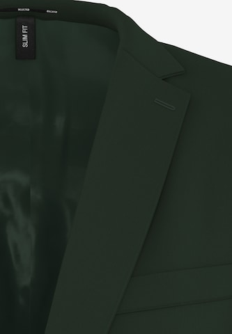 Coupe slim Veste de costume 'LIAM' SELECTED HOMME en vert