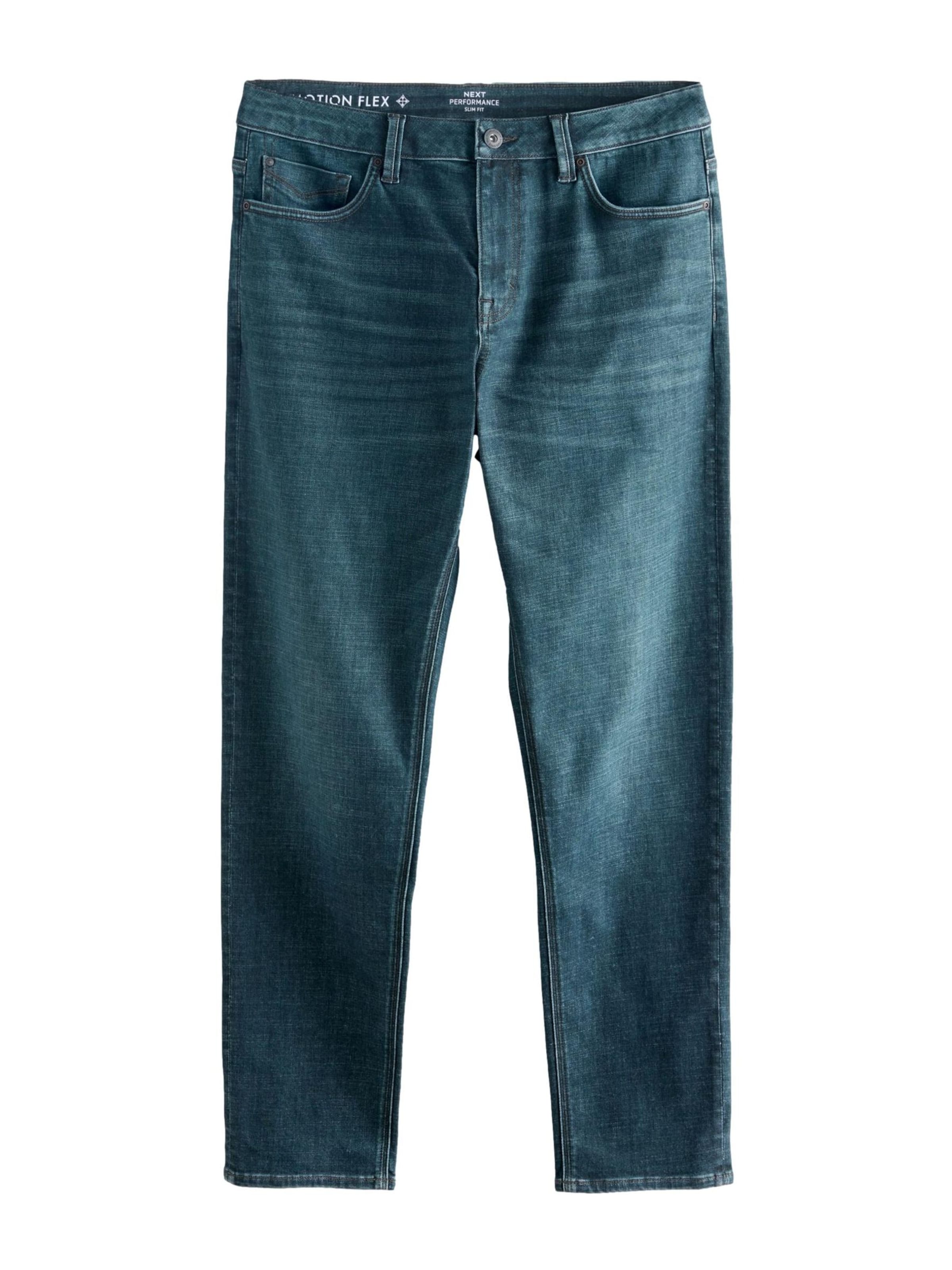 Slimfit Jeans de la Next pe albastru: față