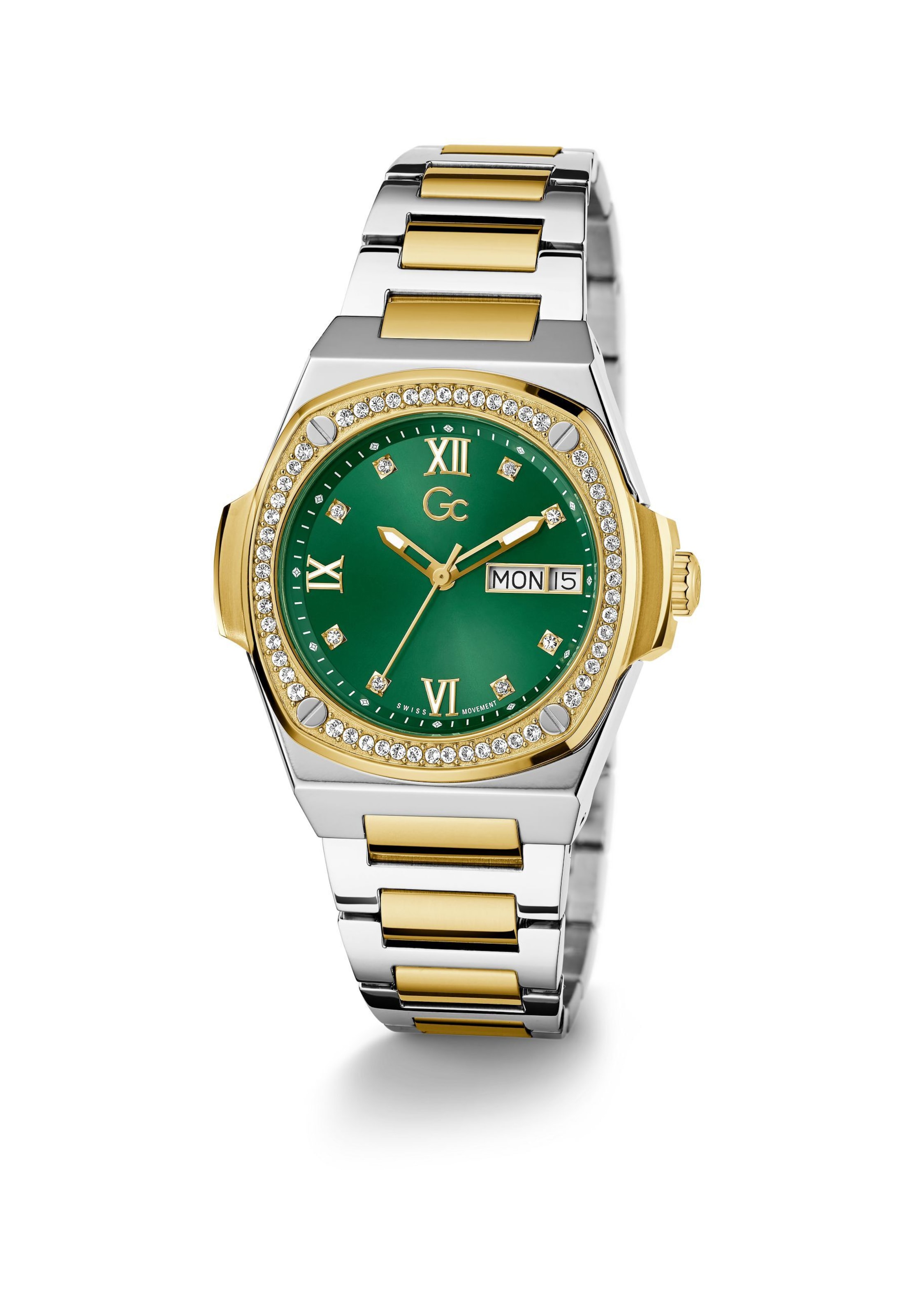 Orologio analogico 'Coussin Shape Lady' di Gc in argento