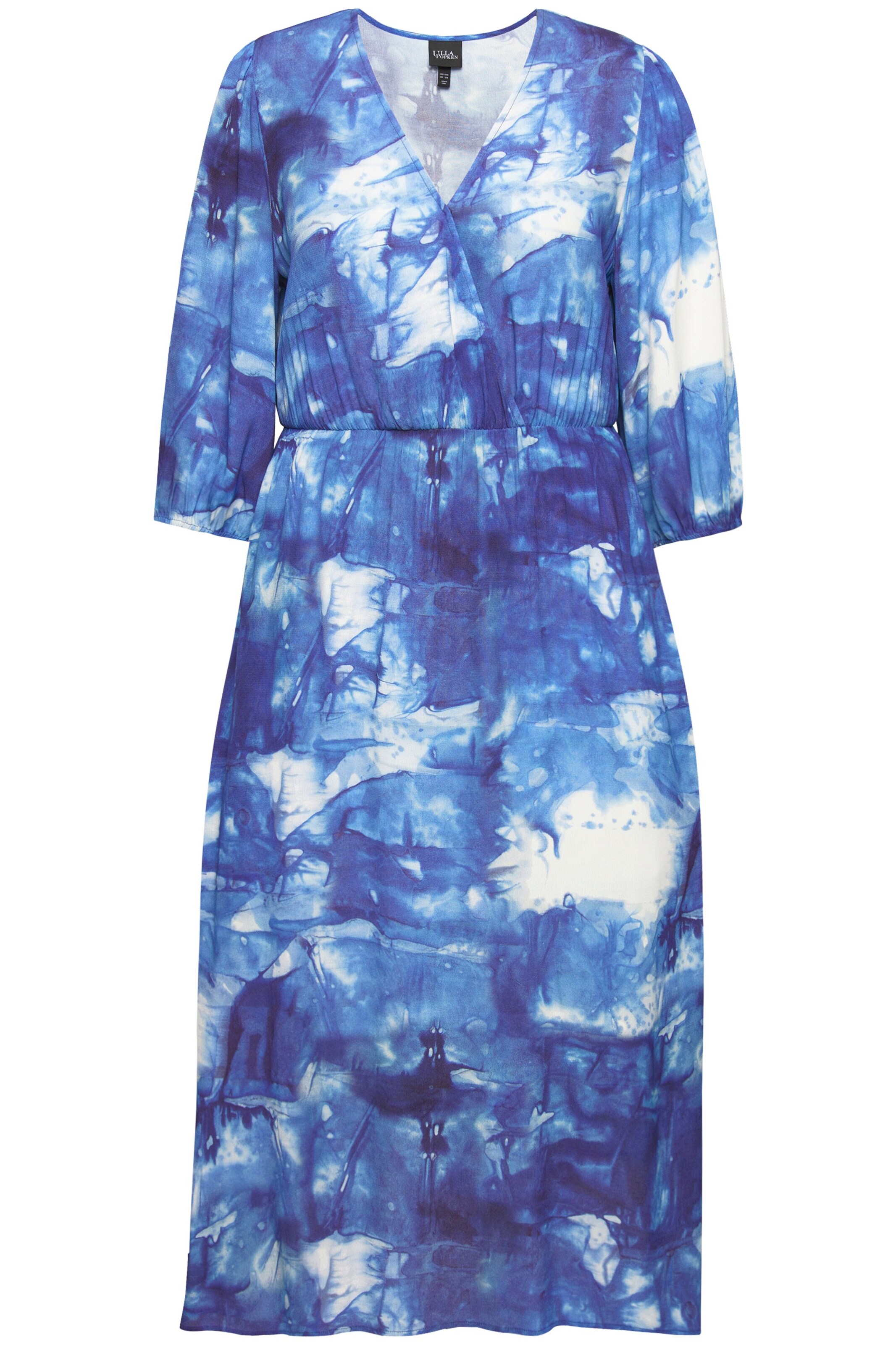 Ulla Popken Jurk in Blauw: voorkant