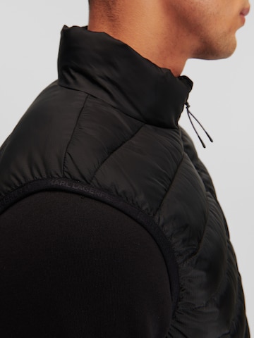 Karl Lagerfeld Weste 'Gilet' in Schwarz