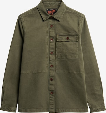 Veste mi-saison 'The Merchant Store' Superdry en vert : devant