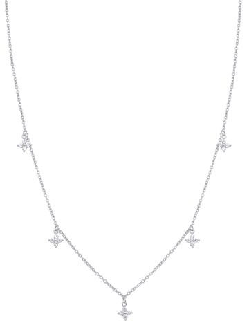 Hey Happiness Ketting 'Floret' in Zilver