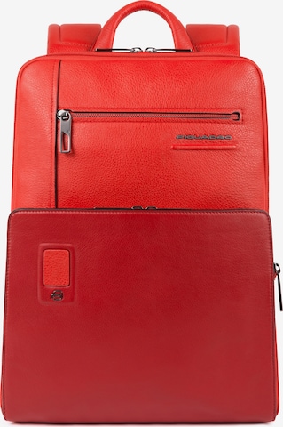 Piquadro Backpack 'Akron ' in Red: front