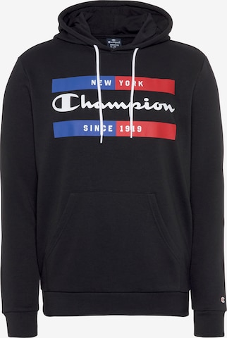 Champion Authentic Athletic Apparel Sweatshirt in Black: front