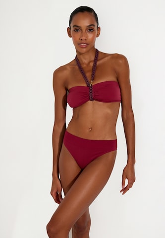 Belle YOU Bikini Top in Red: front