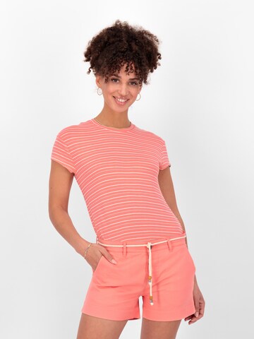 T-shirt 'MimmyAK' Alife and Kickin en orange : devant
