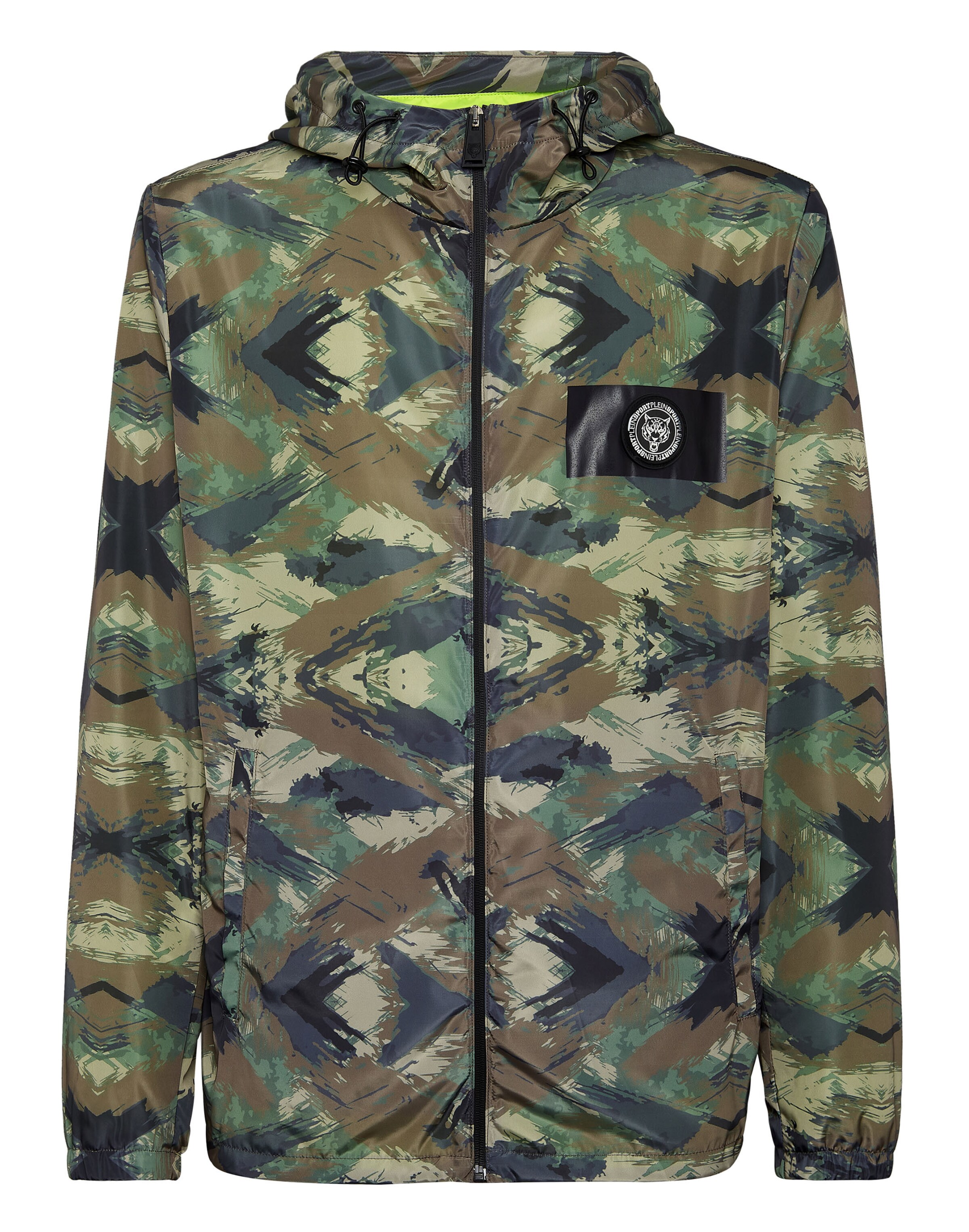 Giacca di mezza stagione di Plein Sport in verde: frontale