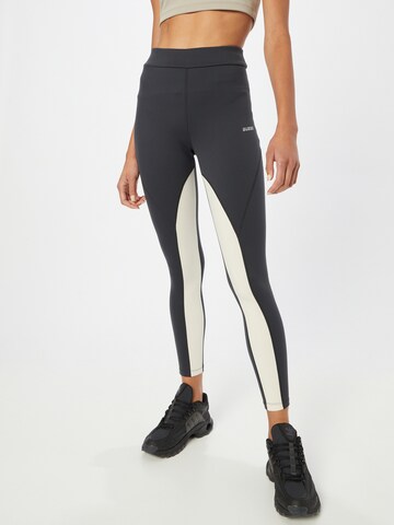 GUESS Skinny Sportbroek 'AGNES' in Blauw: voorkant