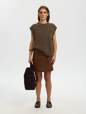 SELECTED Sweater 'SLWLULU' in Brown