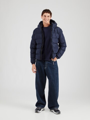 Superdry Winterjas in Blauw
