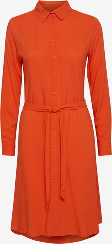 ICHI Blousejurk 'MAIN' in Oranje: voorkant