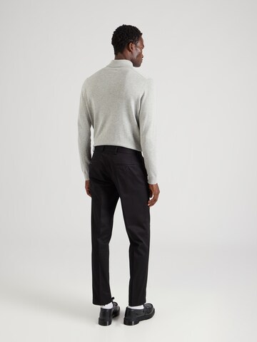 SELECTED HOMME Regular Trousers with creases 'WILLIAM' in Black