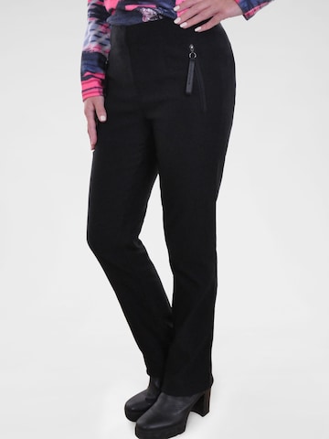 Navigazione Slim fit Pants in Black: front