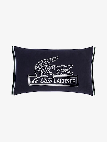 LACOSTE Pillow 'LECLUB' in Blue: front