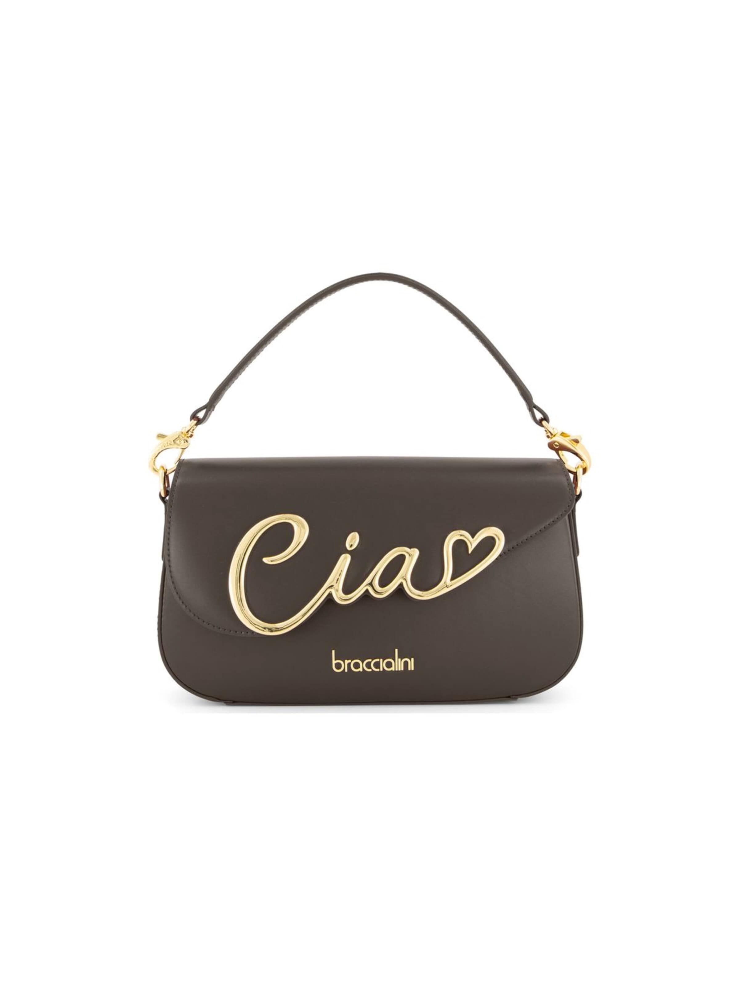 Braccialini - Bolso de hombro 'Ciao' en marrón: frente