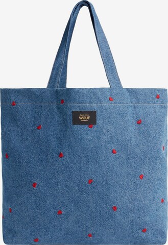 Wouf Shoulder Bag in Blue: front