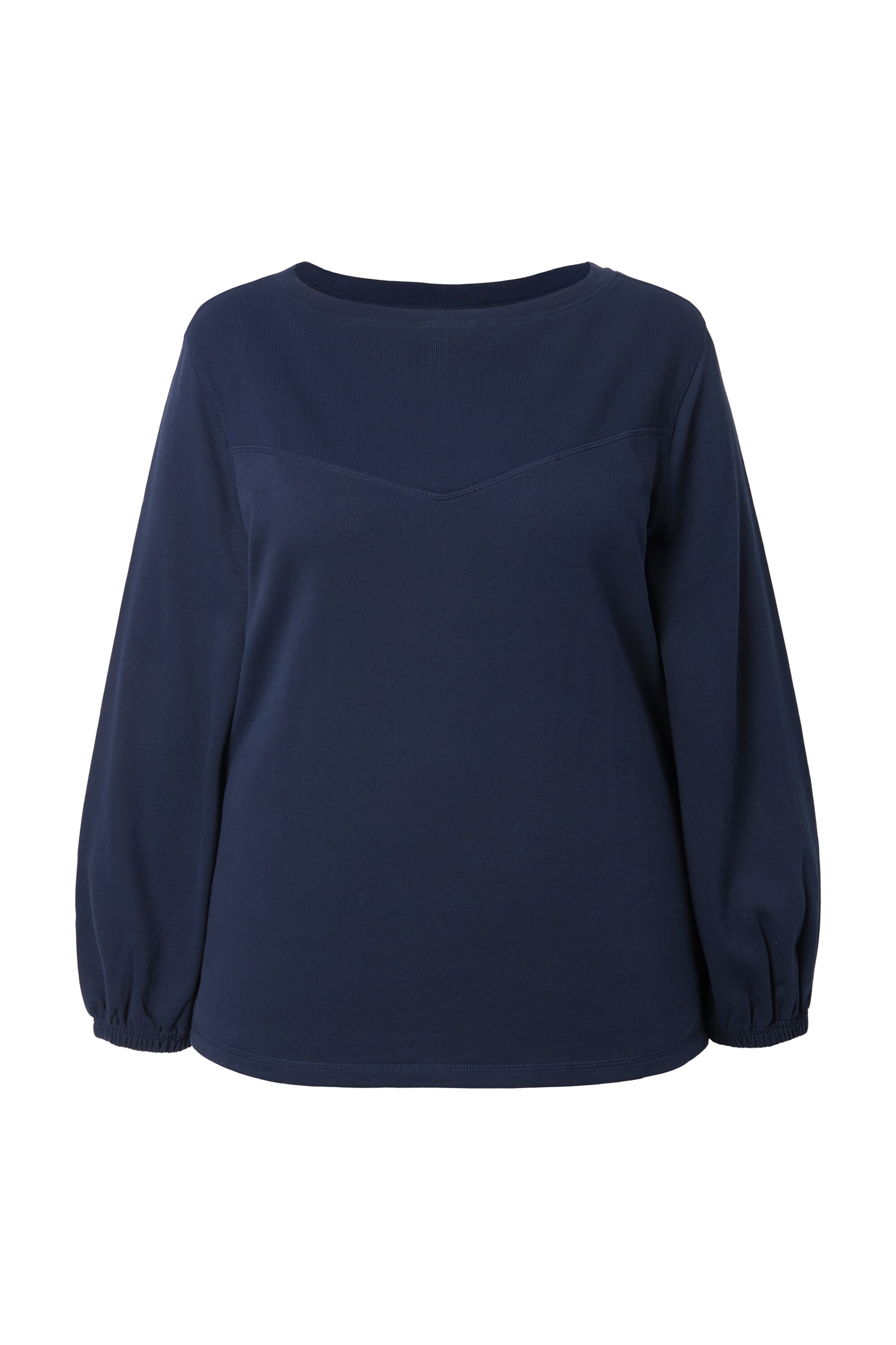 Ulla Popken Sweatshirt in marine blue, Item view