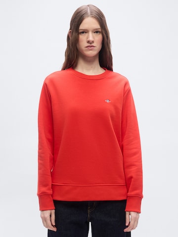 Sweat-shirt GANT en rouge : devant