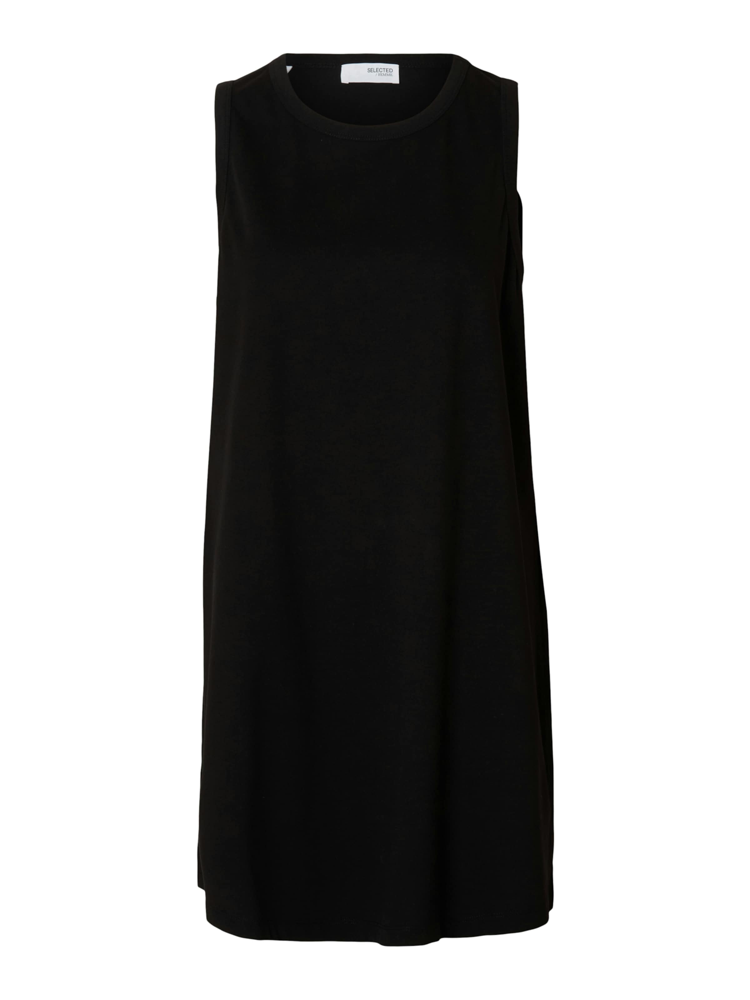 Robe 'SLFEssential' SELECTED en noir : devant