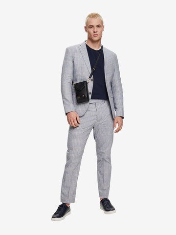 ESPRIT Slimfit Pantalon in Grijs