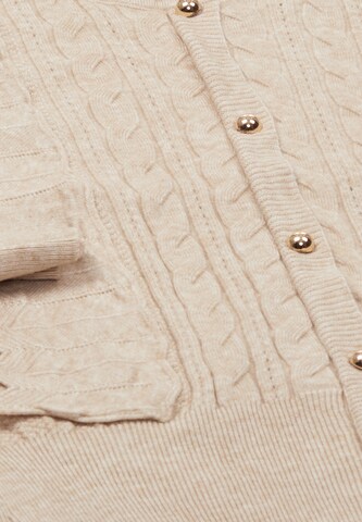 NAEMI Gebreid vest in Beige