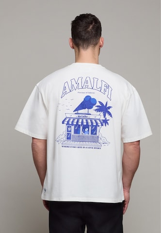 Maglietta 'Amalfi' di Distorted People in bianco