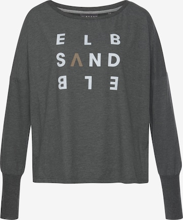 Elbsand T-shirt i grå: framsida
