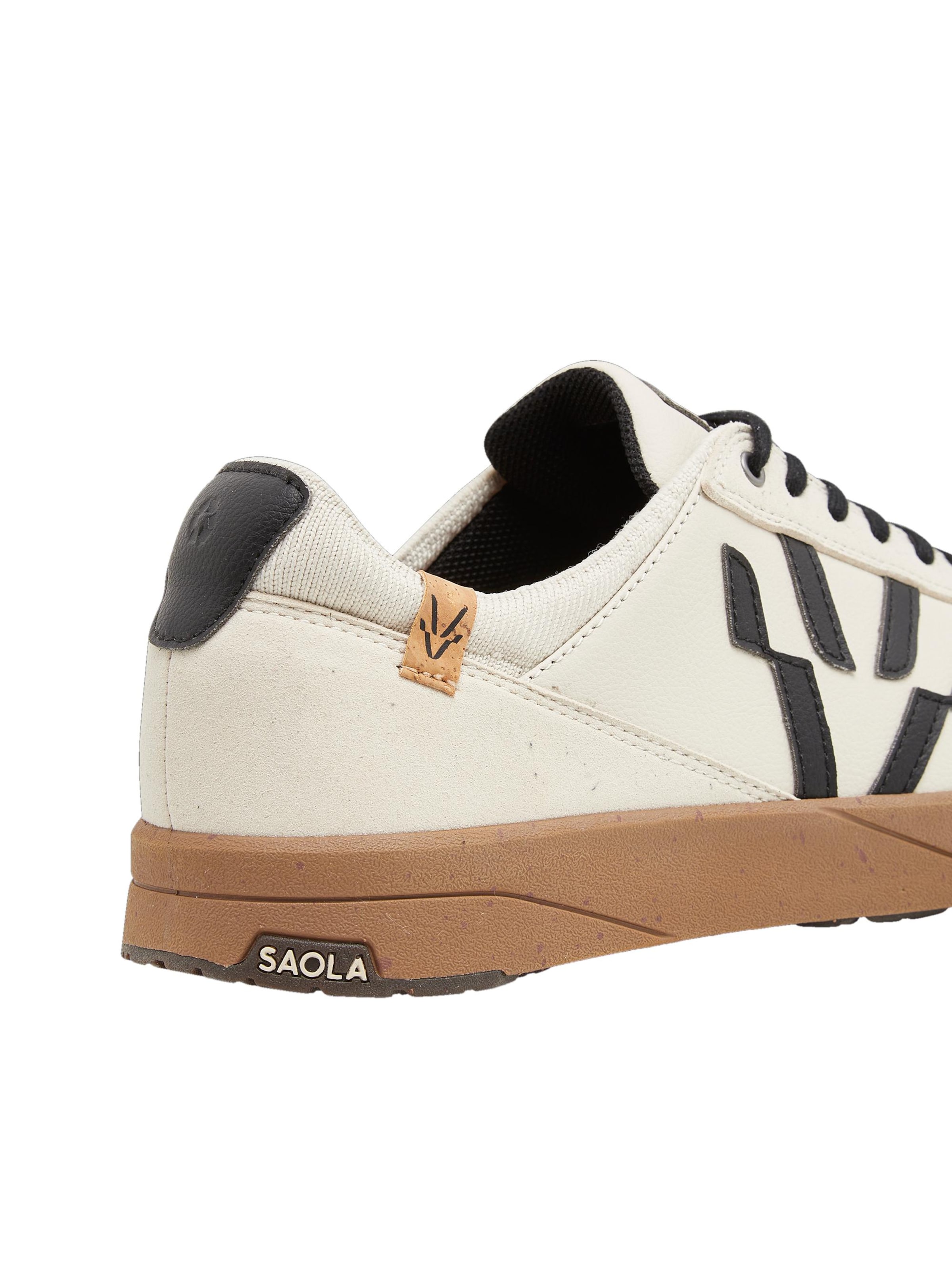 SAOLA Schnürschuh 'Cali M Sand Black' in Beige