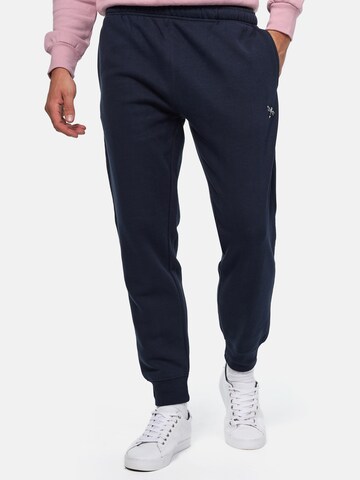 Mikon Tapered Broek 'Fliege' in Blauw: voorkant