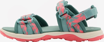 JACK WOLFSKIN Sandals & Slippers in Green: front