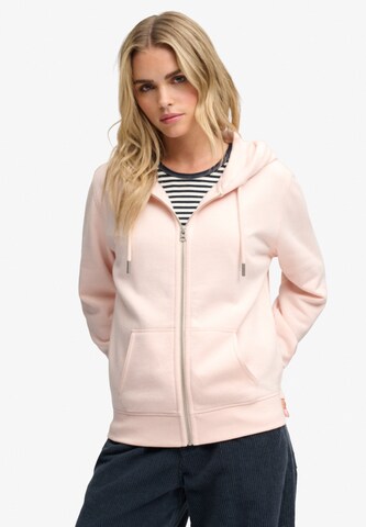 Superdry & Co Ζακέτα φούτερ σε ροζ