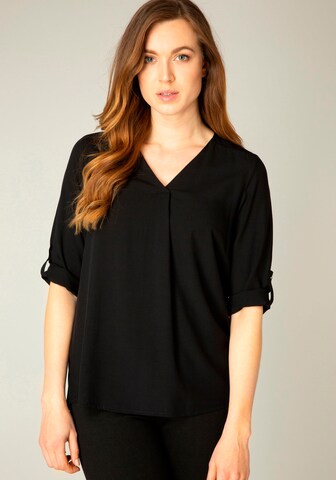 BASE LEVEL Bluse in Schwarz: predná strana