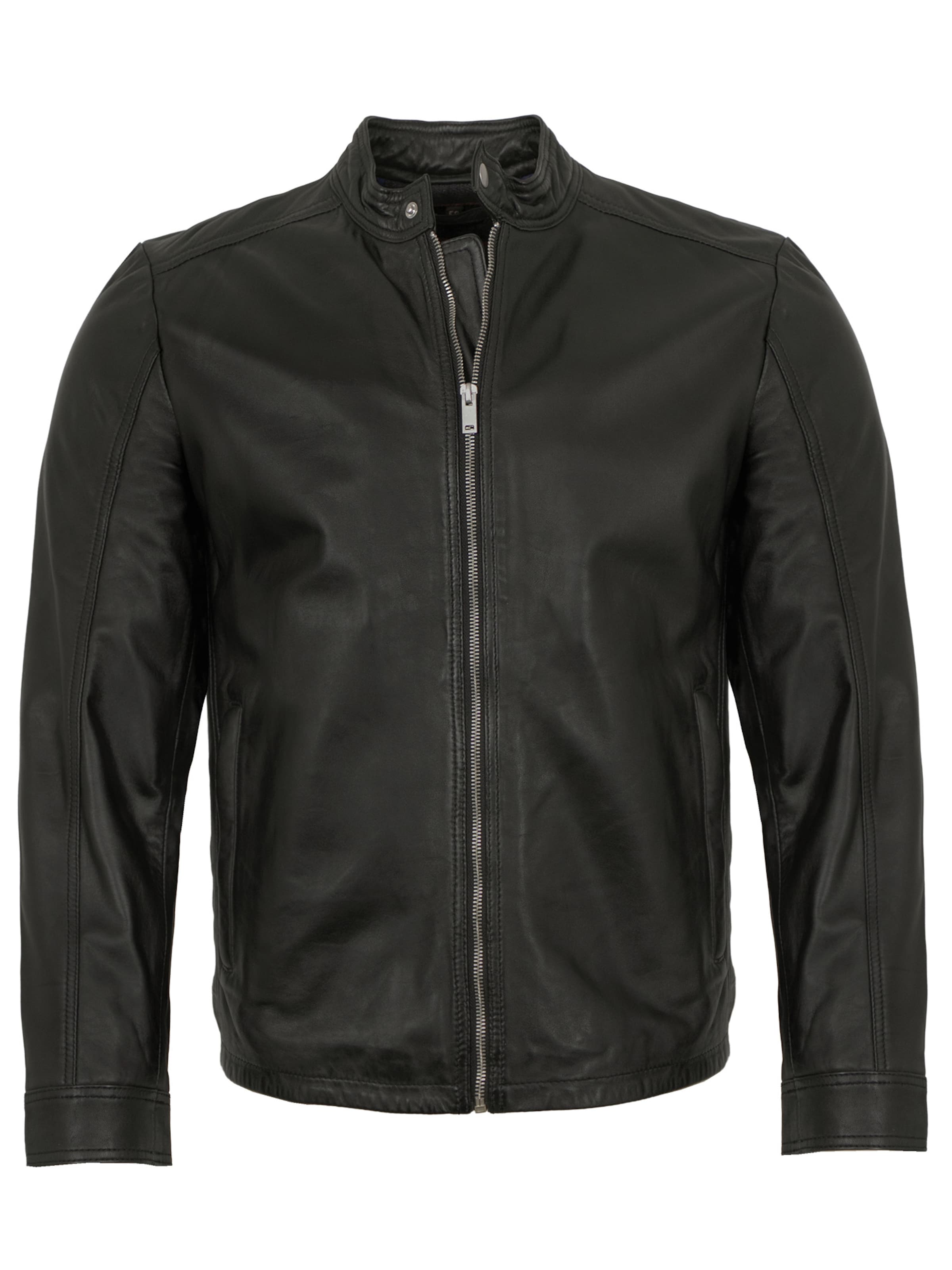 EXZ By Existenz Übergangsjacke 'Arnie'‌‌‌‌‌‌‌‌‌‌ in Schwarz: Vorderseite