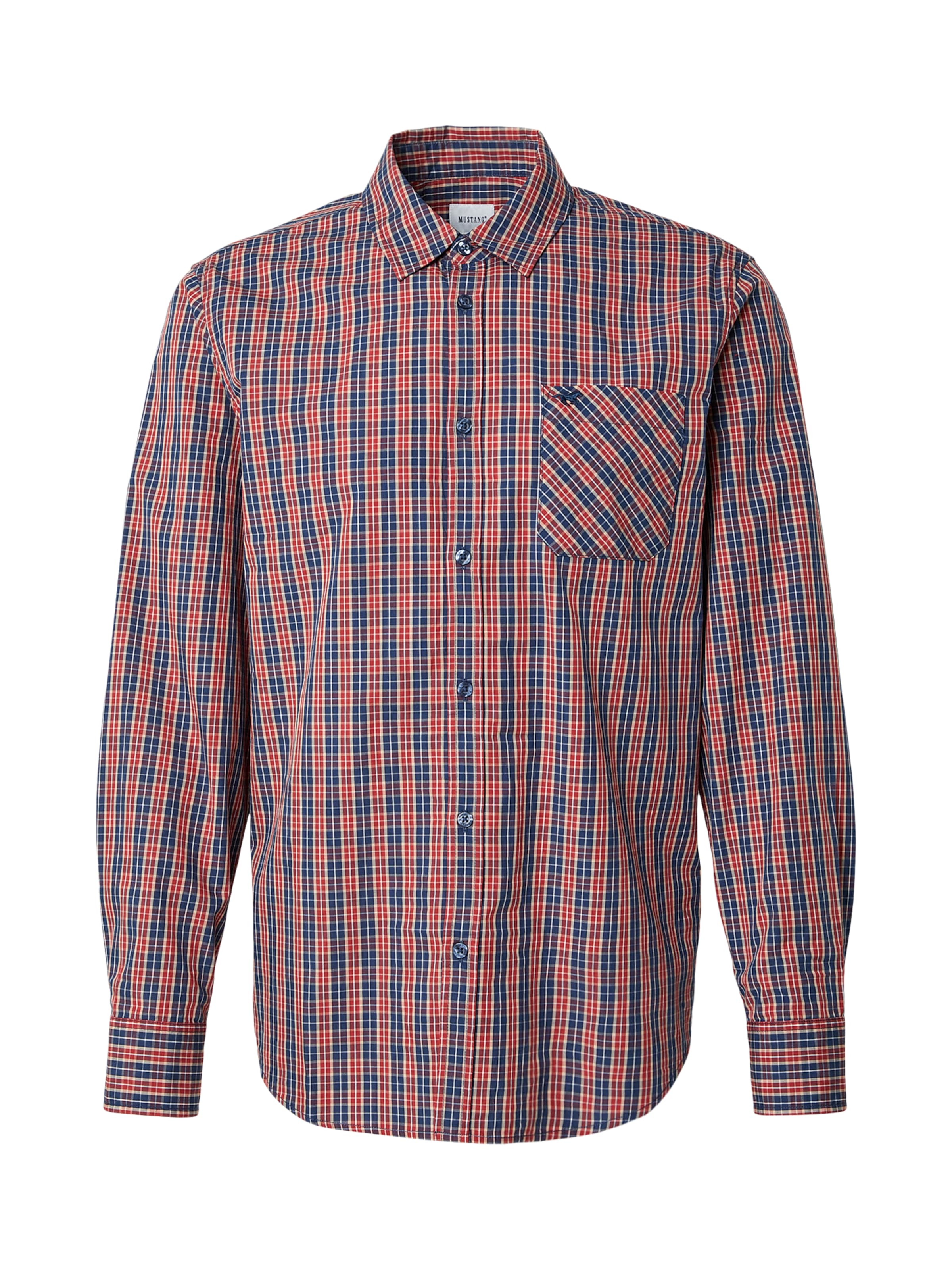 Chemise 'CHESTER' MUSTANG en rouge : devant