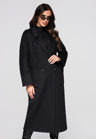 Ombre Tussenmantel in Zwart: voorkant