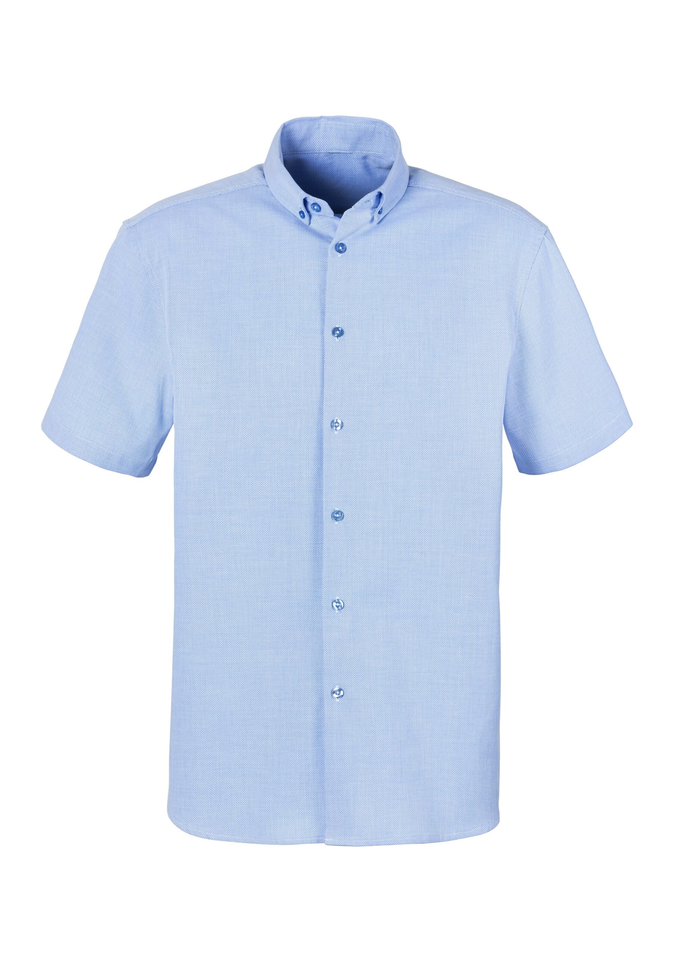 H.I.S Button Up Shirt in Blue: front